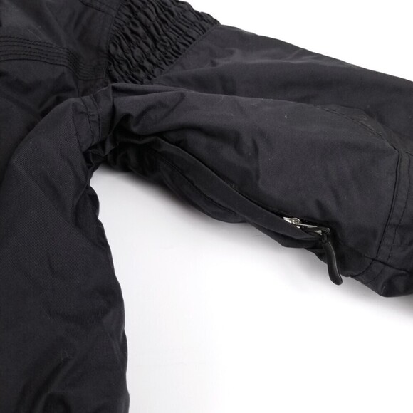 Vintage Obermeyer Waterproof Crop Fur Collar Hoodie Snow Jacket Womens 6 Black - Picture 7 of 10